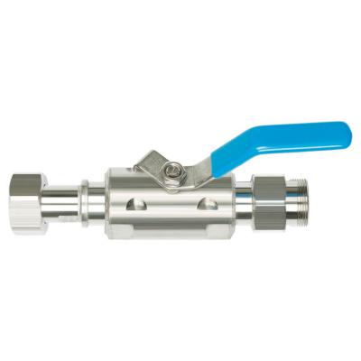 JULABO 截止閥 8 970 852，M30x1.5 內螺紋 ~M24x1.5 外螺紋 , -60 ℃ ... +200 ℃